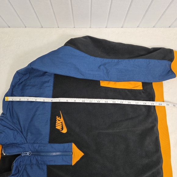 Nike Blue And Orange Polar Fleece Half Zip Sweatshirt Half zip Size XL - Picture 7 of 14